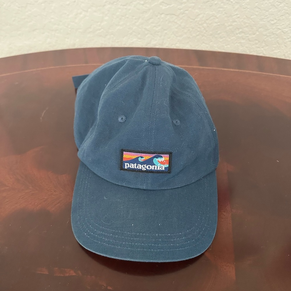 Patagonia Navy Logo Baseball Cap
